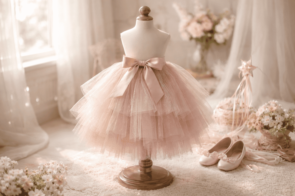 Isla Multi-Layer Tulle Skirt: A Celebration of Grace, Movement, and Childhood Magic