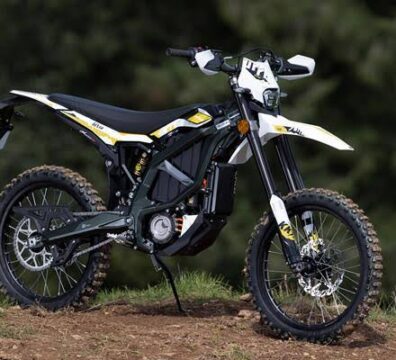 Surron Ultra Bee electric off-road motorcycle designed for high-performance trail riding.
