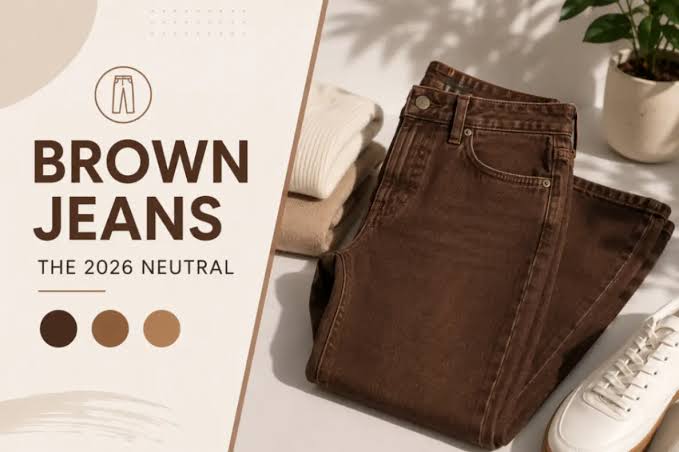 Brown Jeans Fashion Trend: Stylish Outfit Ideas for 2026